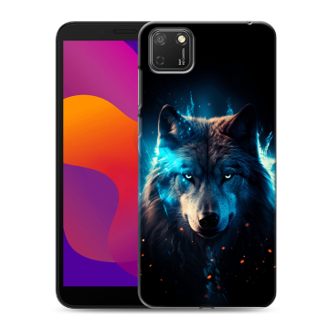 Силиконовый чехол на Huawei Honor 9S с принтом Волк ночной Силиконовый чехол на Huawei Honor 9S с принтом Волк ночной