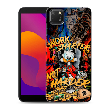 Силиконовый чехол на Huawei Honor 9S с принтом Дональд Дак Деньги Силиконовый чехол на Huawei Honor 9S с принтом Дональд Дак Деньги