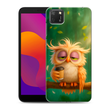 Силиконовый чехол на Huawei Honor 9S с принтом сова Силиконовый чехол на Huawei Honor 9S с принтом сова