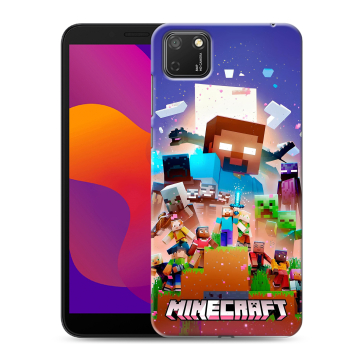 Силиконовый чехол на Huawei Honor 9S с принтом Майнкрафт Minecraft Силиконовый чехол на Huawei Honor 9S с принтом Майнкрафт Minecraft