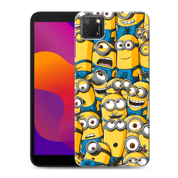 Силиконовый чехол на Huawei Honor 9S с принтом Миньоны Силиконовый чехол на Huawei Honor 9S с принтом Миньоны