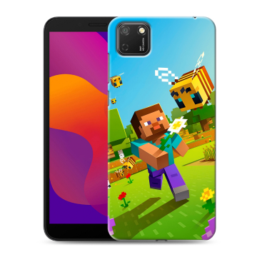 Силиконовый чехол на Huawei Honor 9S с принтом Майнкрафт Minecraft Силиконовый чехол на Huawei Honor 9S с принтом Майнкрафт Minecraft