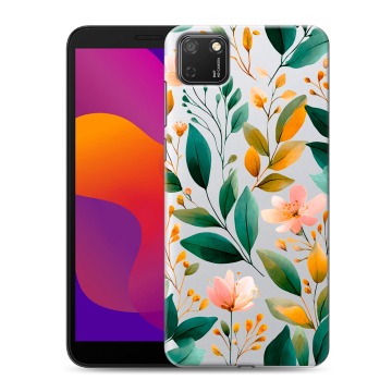 Силиконовый чехол на Huawei Honor 9S с принтом Цветы паттерн