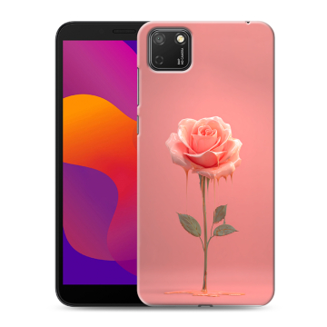 Силиконовый чехол на Huawei Honor 9S с принтом Розовая роза