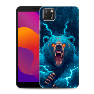Силиконовый чехол на Huawei Honor 9S с принтом Медведь