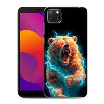 Силиконовый чехол на Huawei Honor 9S с принтом Медведь