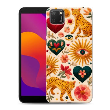 Силиконовый чехол на Huawei Honor 9S с принтом Модный принт