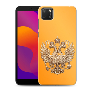 Силиконовый чехол на Huawei Honor 9S с принтом Герб Флаг России