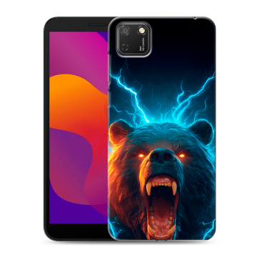 Силиконовый чехол на Huawei Honor 9S с принтом Медведь
