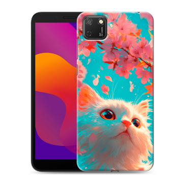 Силиконовый чехол на Huawei Honor 9S с принтом Красивый кот