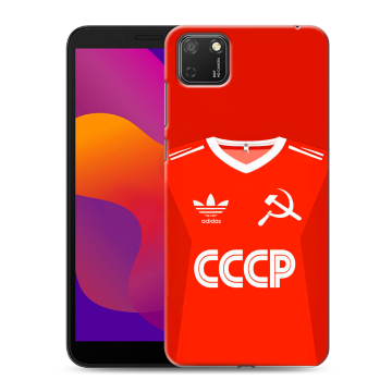 Силиконовый чехол на Huawei Honor 9S с принтом Флаг Герб СССР