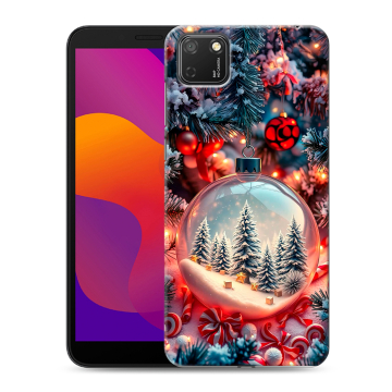 Силиконовый чехол на Huawei Honor 9S с принтом Новый год
