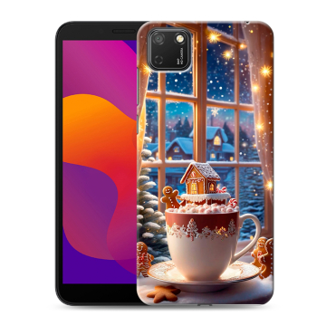 Силиконовый чехол на Huawei Honor 9S с принтом Новый год