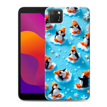 Силиконовый чехол на Huawei Honor 9S с принтом Новый год