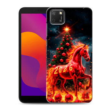 Силиконовый чехол на Huawei Honor 9S с принтом Новый год