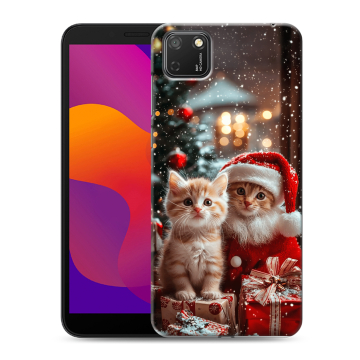 Силиконовый чехол на Huawei Honor 9S с принтом Новый год