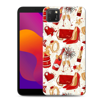 Силиконовый чехол на Huawei Honor 9S с принтом Новый год