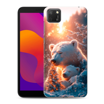 Силиконовый чехол на Huawei Honor 9S с принтом Новый год