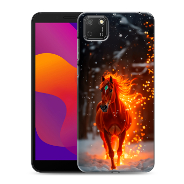 Силиконовый чехол на Huawei Honor 9S с принтом Новый год