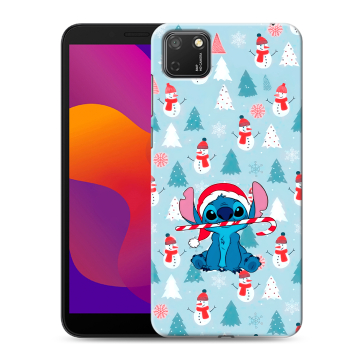 Силиконовый чехол на Huawei Honor 9S с принтом Стич Новый год
