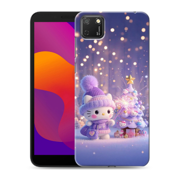 Силиконовый чехол на Huawei Honor 9S с принтом Новый год