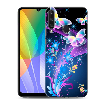 Силиконовый чехол на Huawei Y6p с принтом Бабочки