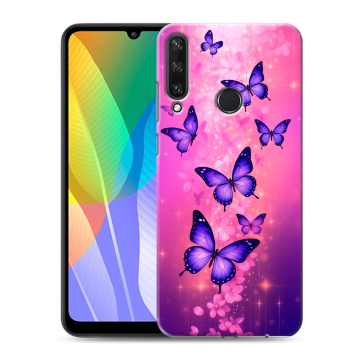 Силиконовый чехол на Huawei Y6p с принтом Бабочки