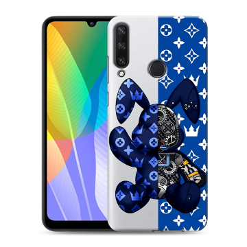 Силиконовый чехол на Huawei Y6p с принтом Луи робот