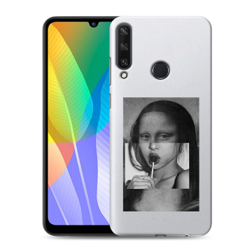 Силиконовый чехол на Huawei Y6p с принтом Мона Лиза
