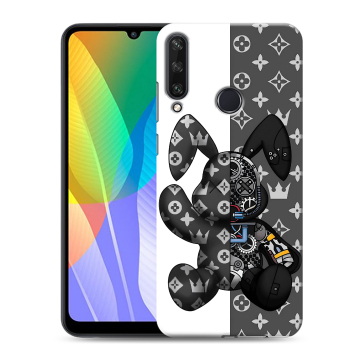 Силиконовый чехол на Huawei Y6p с принтом Луи робот