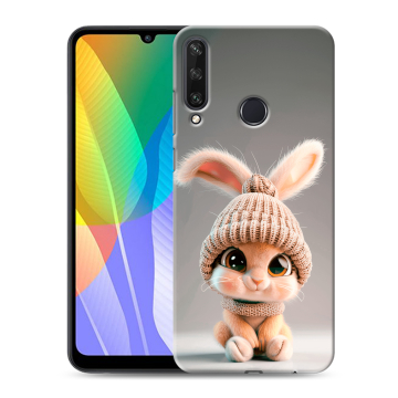 Силиконовый чехол на Huawei Y6p с принтом Кролик