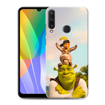 Силиконовый чехол на Huawei Y6p с принтом Шрек Shrek Силиконовый чехол на Huawei Y6p с принтом Шрек Shrek