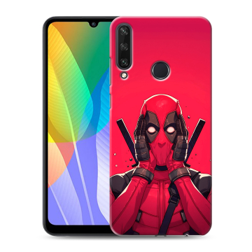 Силиконовый чехол на Huawei Y6p с принтом Дедпул Deadpool