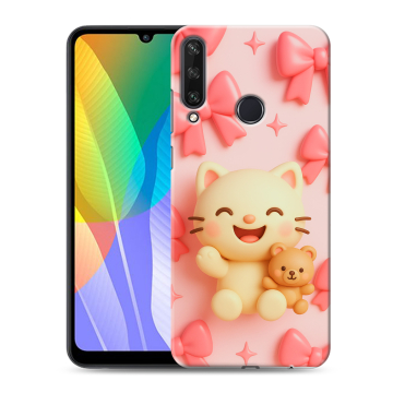 Силиконовый чехол на Huawei Y6p с принтом для девочек