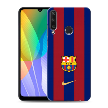 Силиконовый чехол на Huawei Y6p с принтом Барселона Barcelona