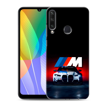 Силиконовый чехол на Huawei Y6p с принтом БМВ BMW