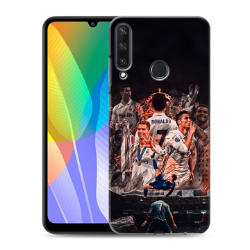 Силиконовый чехол на Huawei Y6p с принтом Реал Роналдо Real Ronaldo Силиконовый чехол на Huawei Y6p с принтом Реал Роналдо Real Ronaldo