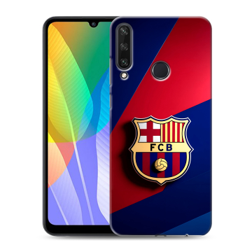 Силиконовый чехол на Huawei Y6p с принтом Барселона Barcelona