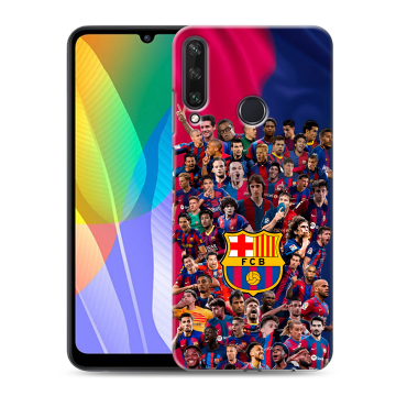 Силиконовый чехол на Huawei Y6p с принтом Барселона Barcelona Силиконовый чехол на Huawei Y6p с принтом Барселона Barcelona