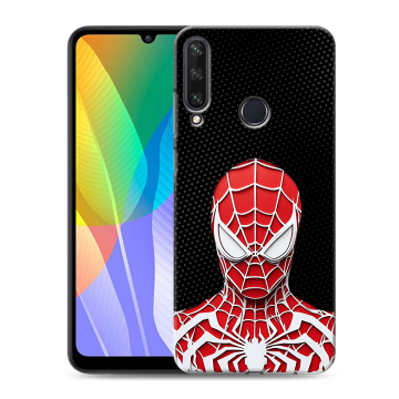 Силиконовый чехол на Huawei Y6p с принтом человек паук spiderman