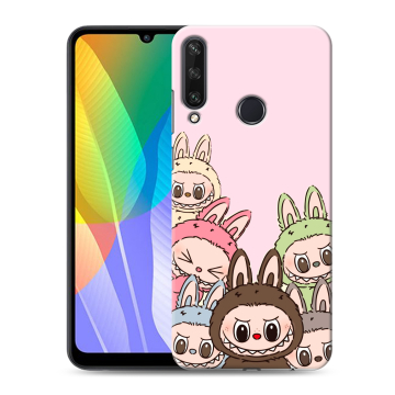 Силиконовый чехол на Huawei Y6p с принтом Лабубу Силиконовый чехол на Huawei Y6p с принтом Лабубу