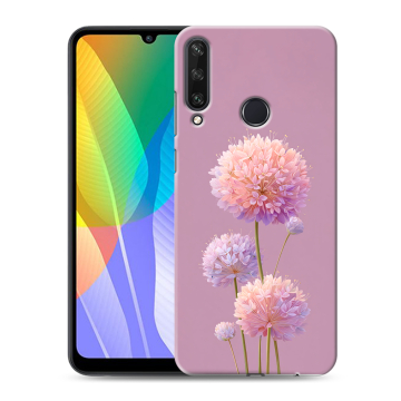Силиконовый чехол на Huawei Y6p с принтом Цветы