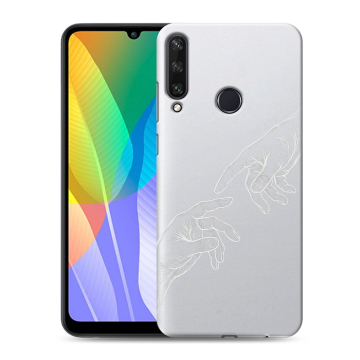 Силиконовый чехол на Huawei Y6p с принтом Сотворение мира Силиконовый чехол на Huawei Y6p с принтом Сотворение мира
