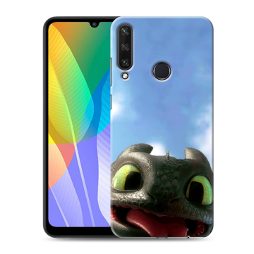 Силиконовый чехол на Huawei Y6p с принтом Как приручить дракона
