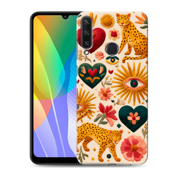 Силиконовый чехол на Huawei Y6p с принтом Модный принт Силиконовый чехол на Huawei Y6p с принтом Модный принт