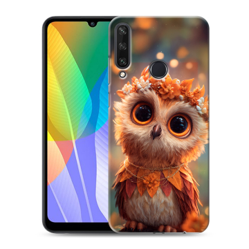 Силиконовый чехол на Huawei Y6p с принтом Милая сова