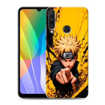 Силиконовый чехол на Huawei Y6p с принтом Naruto Наруто