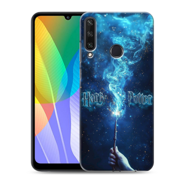 Силиконовый чехол на Huawei Y6p с принтом Harry Potter Гарри Поттер