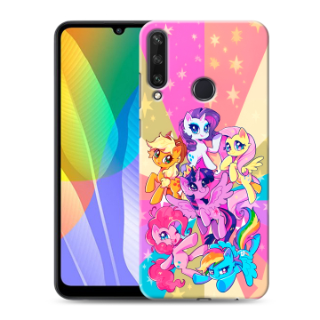 Силиконовый чехол на Huawei Y6p с принтом My little pony Дружба чудо