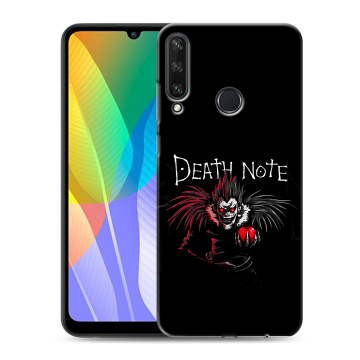 Силиконовый чехол на Huawei Y6p с принтом Death note Тетрадь смерти